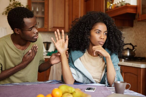 couple in conflict, illustrating the need for Breaking the Cycle of Bossing Your Partner